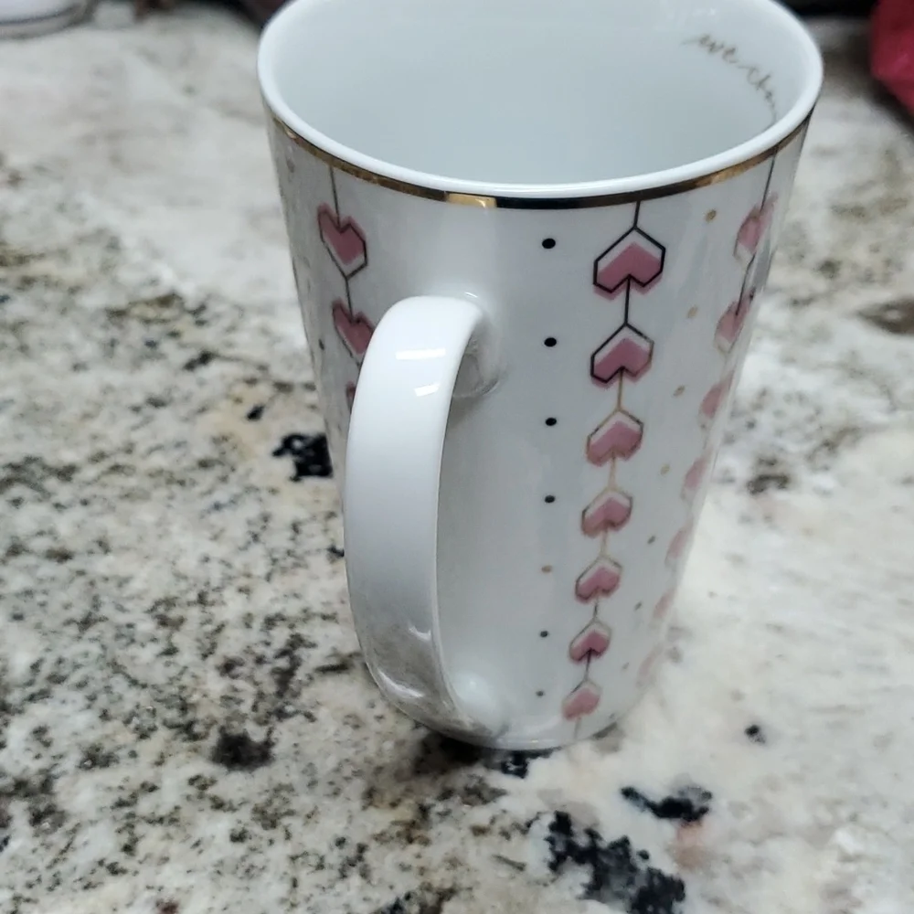 We change the world heart mug Valentines  Me to We